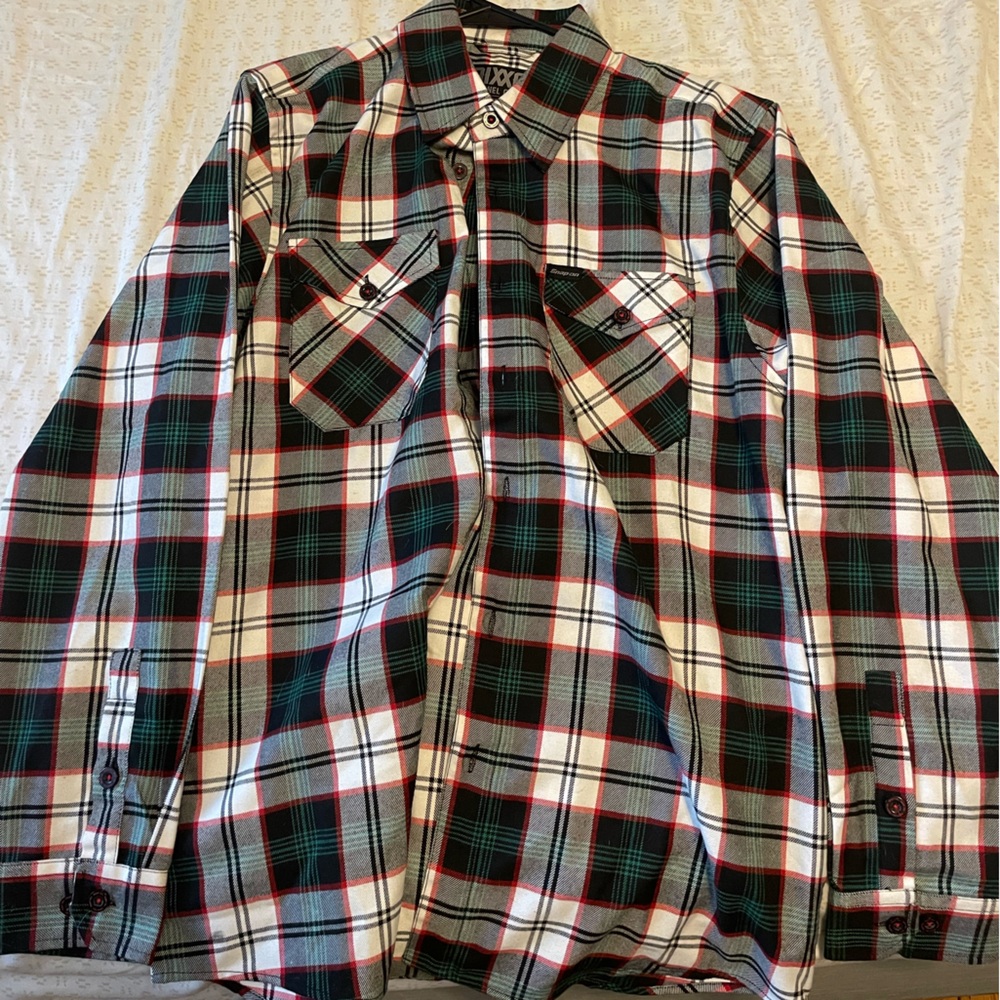Dixxon Snap-On flannel Size Medium